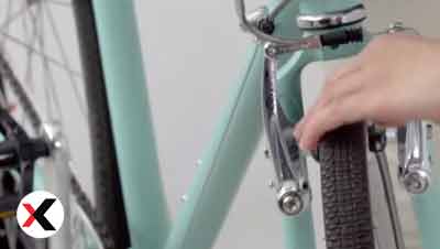 how to tighten up brakes on a bike