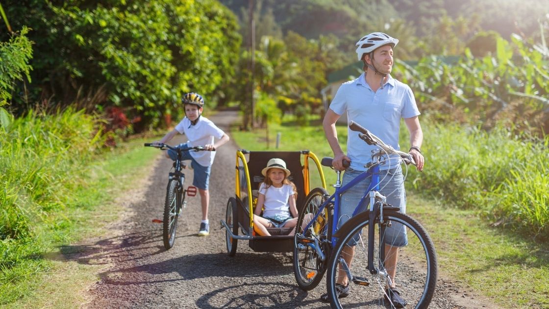 jogging stroller that converts to bike trailer