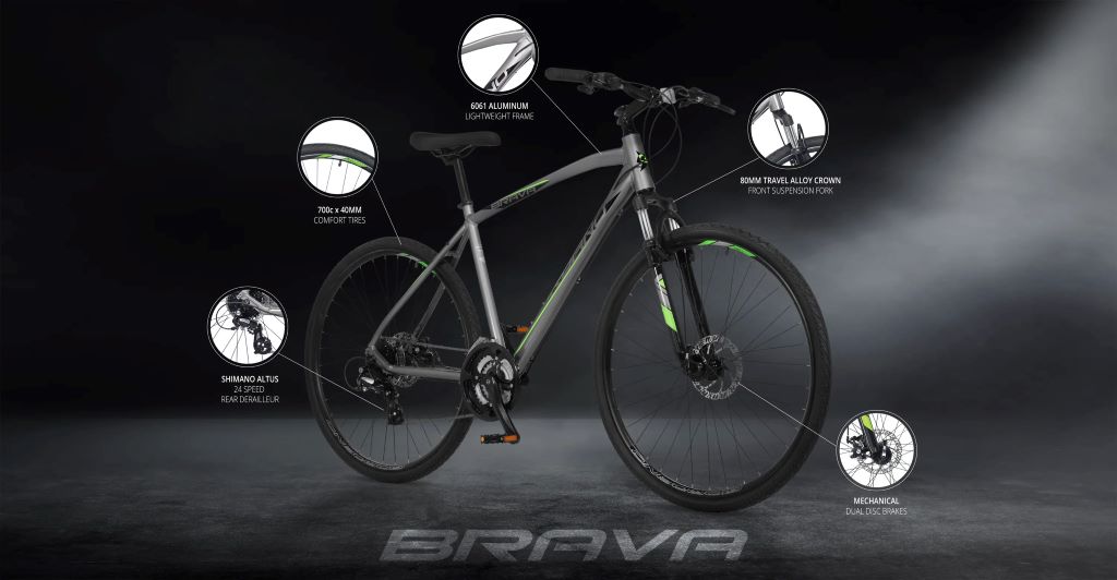 What is a hybrid pedal bike