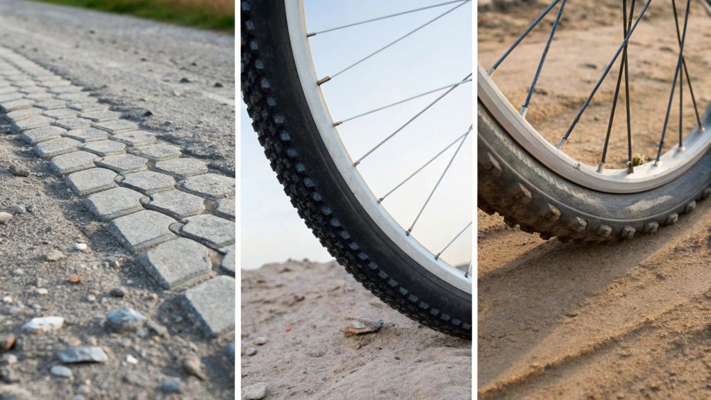 Bicycle tire pressure vs terrain type in details pdf