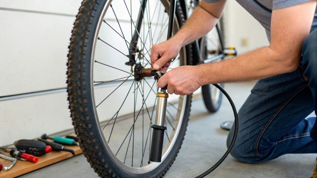How To Pump Up a Presta Valve Bicycle Tire