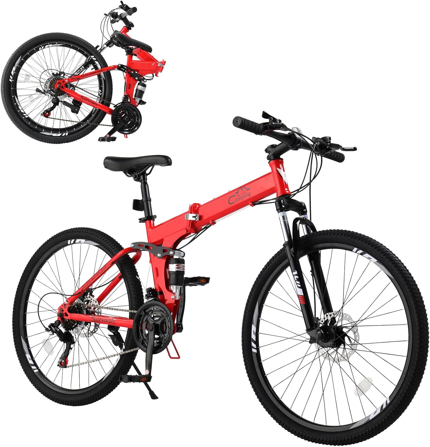 Conquer any trail with the Ktaxon 21-speed folding mountain bike. Durable, portable, and built for adults who value performance and easy storage. Shop now!