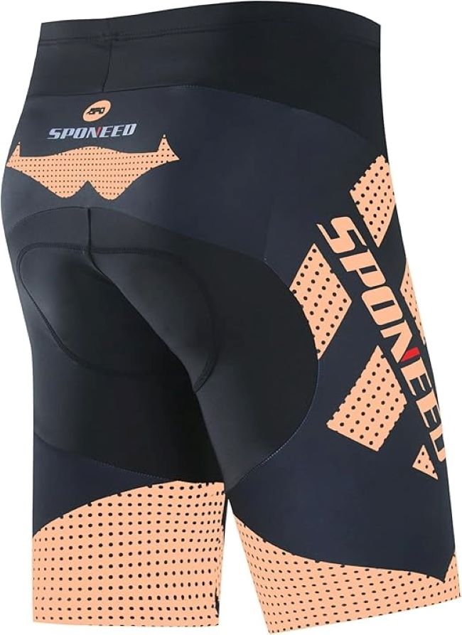 sponeed men’s padded bicycle riding shorts breathable cycling tights