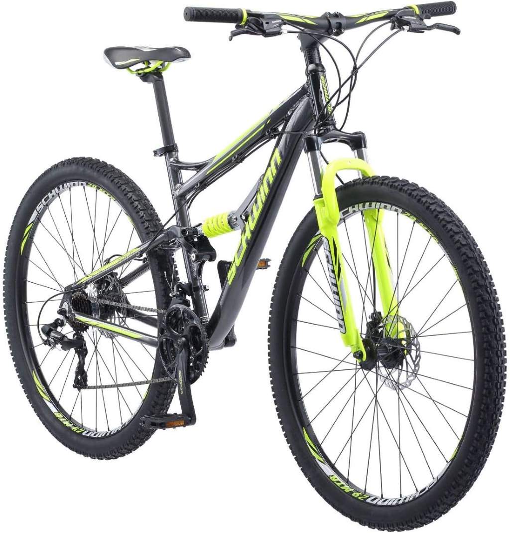 Schwinn Traxion 29 inch mountain bike on trail