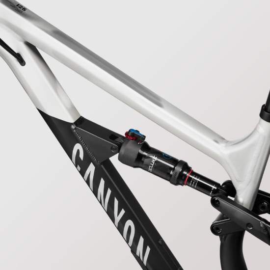 Side view of Canyon Spectral 125 AL 5 frame design