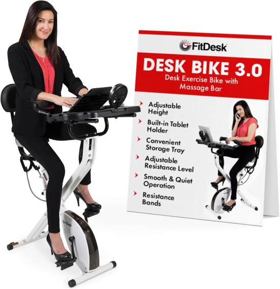 FitDesk Standing Exercise Bike Desk 3.0