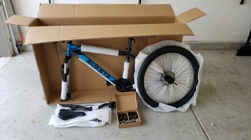 Final checks and adjustments for AVASTA AV300 mountain bike assembly