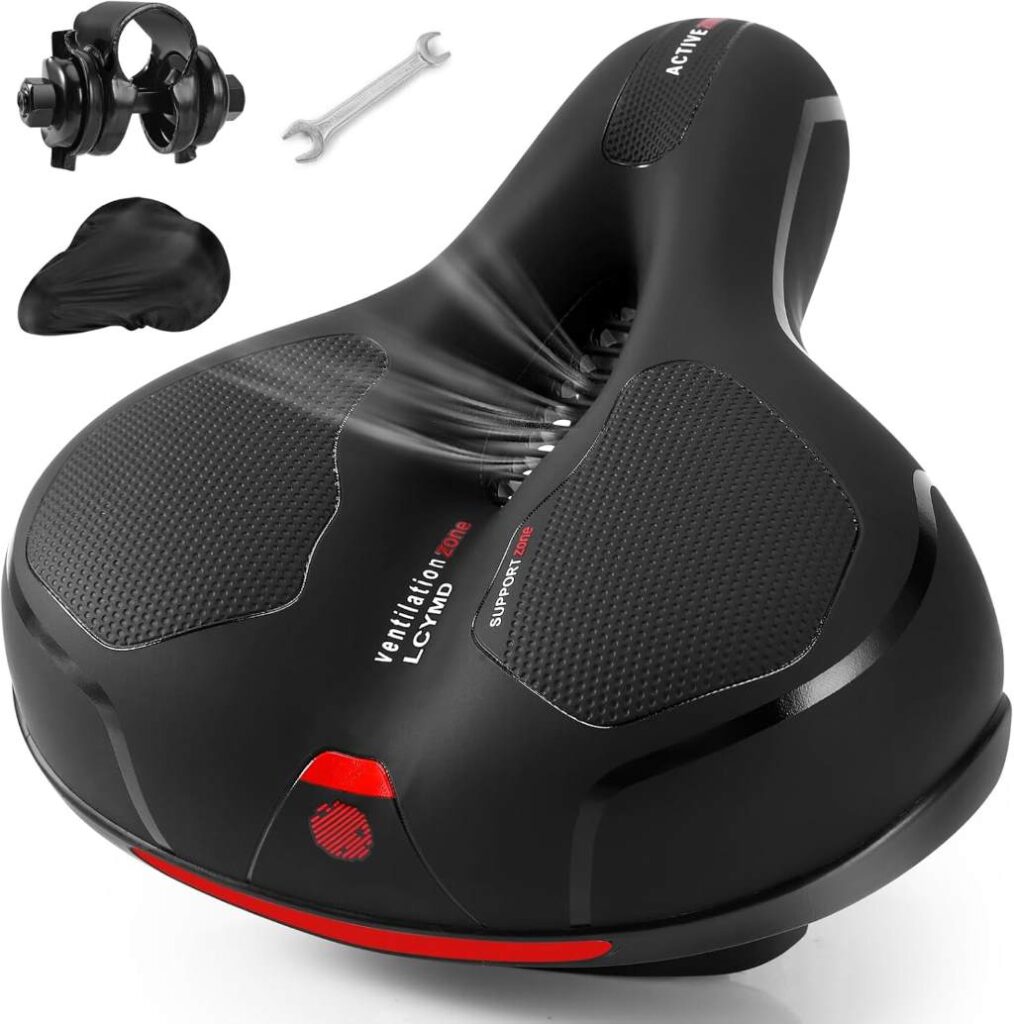 LCYMD Comfortable Bike Seat Cushion for Men Women