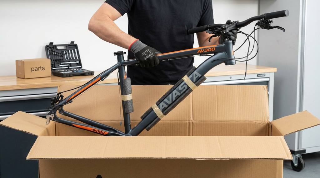 Step by step assembly of AVASTA AV300 mountain bike at home