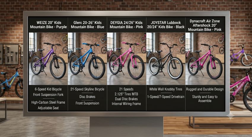 Mountain bike for teens featuring front suspension and a lightweight frame for outdoor adventures