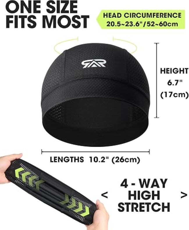 THINDUST cooling skull cap with lightweight mesh fabric for everyday outdoor wear