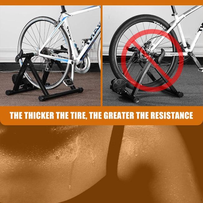 FDW stationary bike trainer stand providing stable indoor riding and easy setup