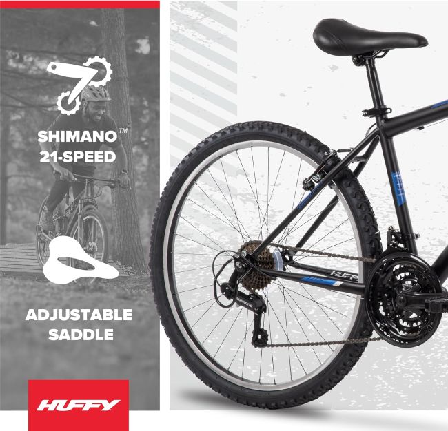 Huffy Stone Mountain Bike designed for recreational road and off-road cycling adventures