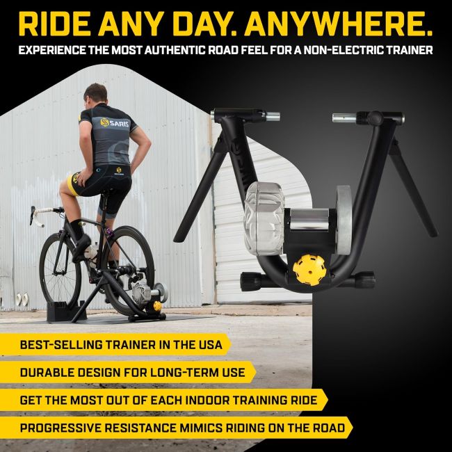 Saris Fluid2 Indoor Bike Trainer for road and mountain bike workouts