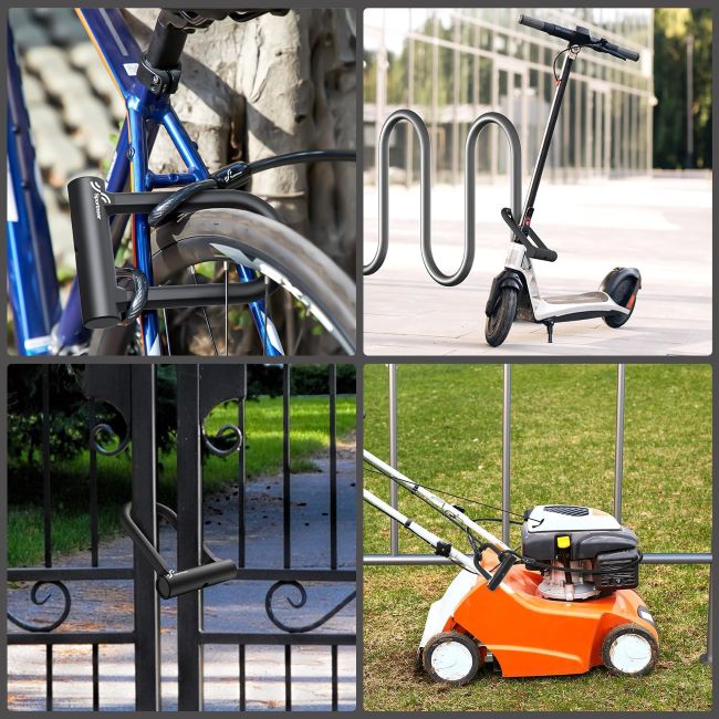 Sportneer bike lock designed for securing bicycles during daily rides in Utah